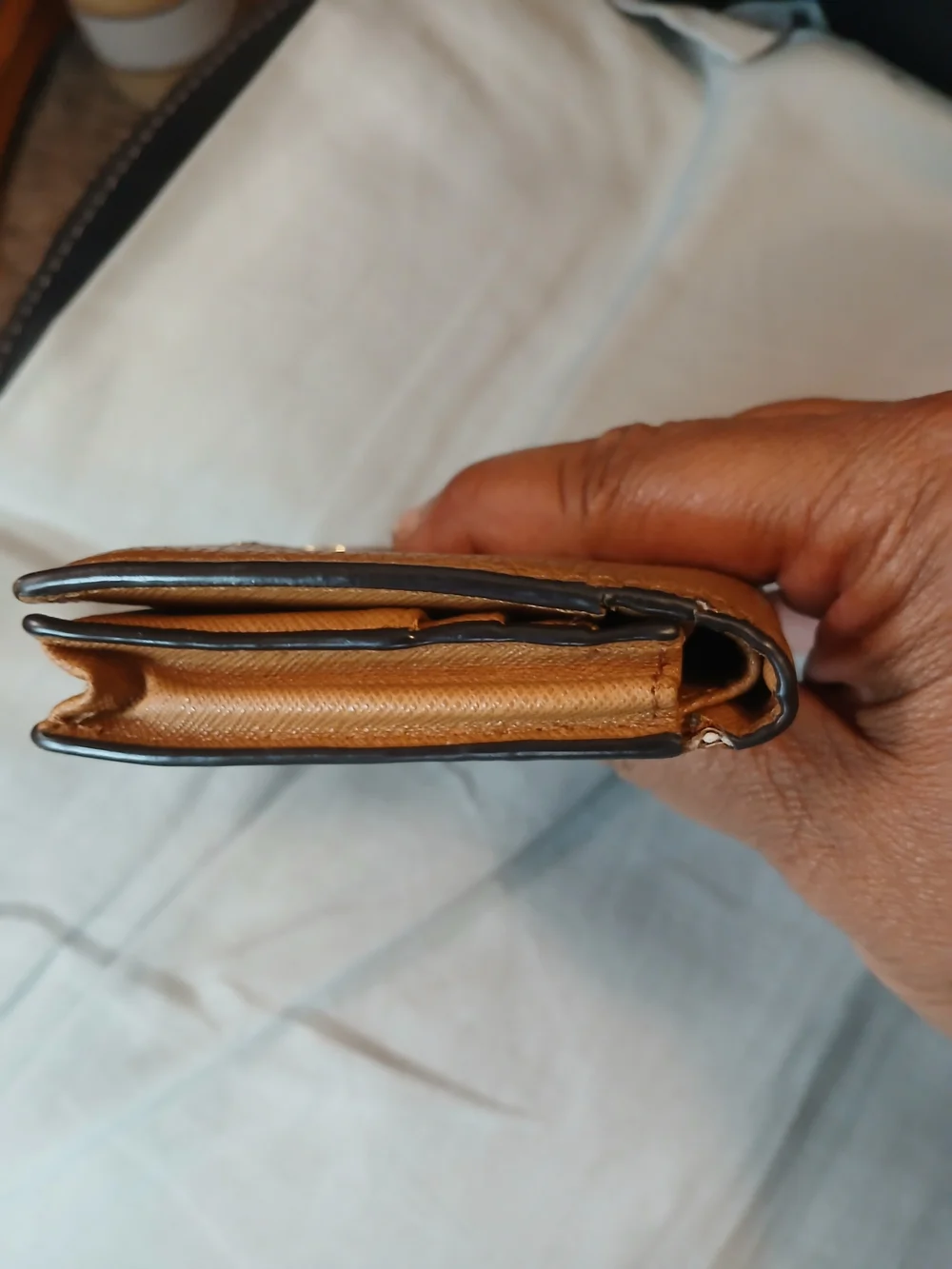 Michael Kors Men's Tan Leather Wallet